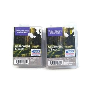 Cedarwood & Sage Wax Fragrance Cubes 2 pks